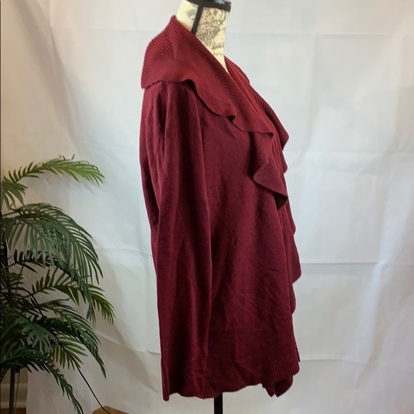 Karen Scott ruffled cardigan - Picture 2 of 4